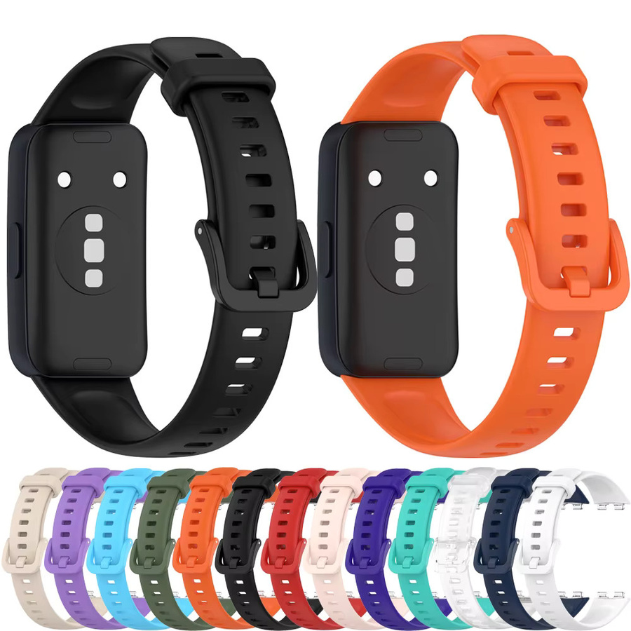 Huawei Uhrenarmband Silikon, Schwarz, Unisex - Bild 2