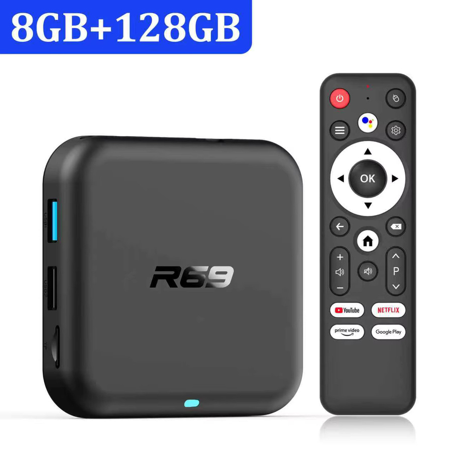 MORTAL Smart TV Box R69-1 mit Android 14.0, 4K UHD, 6 GB RAM, 128 GB ROM, Bluetooth 5.0 und WLAN - Bild 7