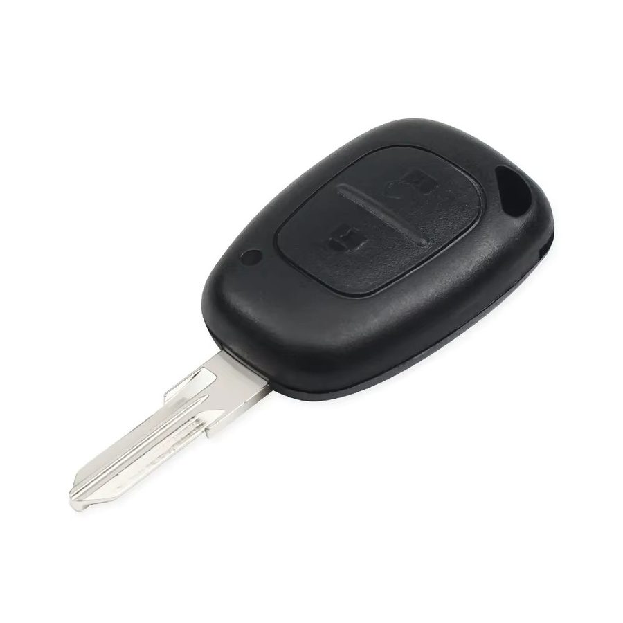 KEYYOU Autoschlüssel Etui für Renault Traffic, Master, Vivaro, Movano und Kangoo, Ersatz Fernbedienung Gehäuse mit 2 Tasten, Schwarz - Bild 2