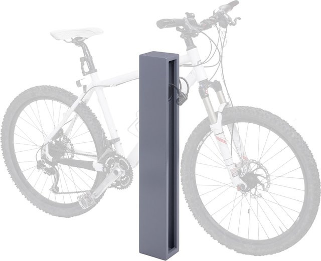 Fahrradbügel MCW-J80 Anlehnbügel aus verzinktem Stahl, grau, H x B x T: 87 x 13 x 10 cm - Bild 1