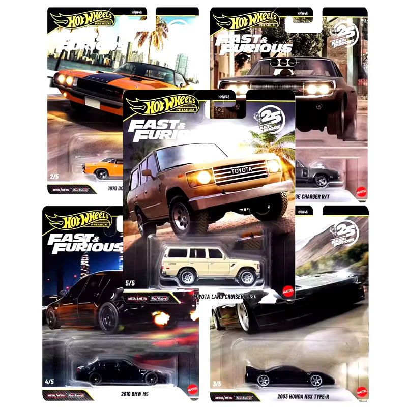 Hot Wheels Fast&Furious Metal Riders Premium Car, 1:64, Fahrzeuge - Bild 3