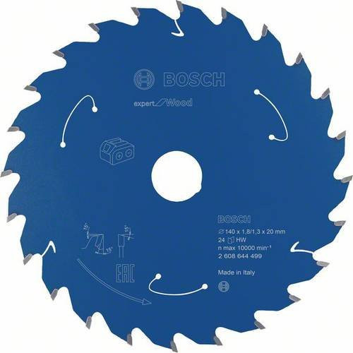 Bosch Expert Wood Kreissägeblatt mit 24 Zähnen Durchmesser: 140 mm, Bohrung: 20 mm - Bild 1