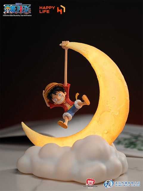 Bandai One Piece Ruffy Magnetsteuerung Nachtlicht, Desktop-Ornament, ab 14 Jahren - Bild 1