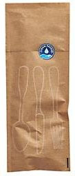 Papstar Besteckbeutel aus Papier mit Selbstklebeverschluss und Aufreißperforation, Farbe: Natur/Beige, B: 10 cm, H: 26 cm, 250 Stück - Bild 1