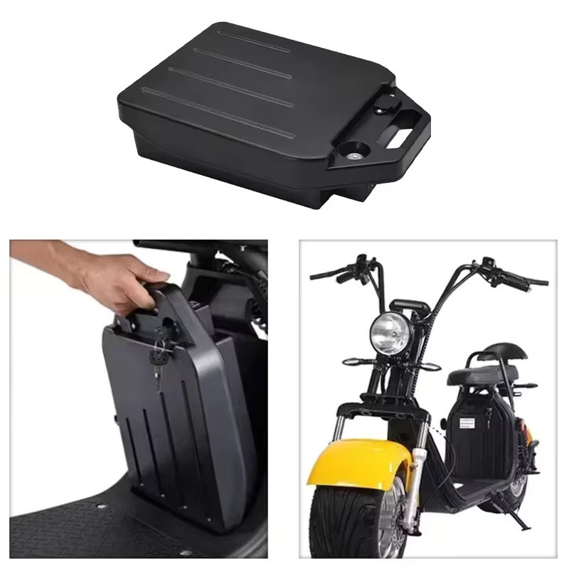 Wasserdichter 60V 40Ah Lithium-Ionen-Akku in Schwarz für Harley CityCoco Elektroroller inklusive 2000W Hochleistungsladegerät und BMS - Bild 4