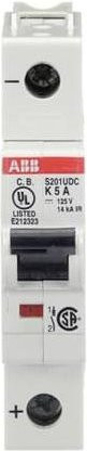 ABB S201UDC-K5 Leitungsschutzschalter 5A 60V Grau - Bild 1
