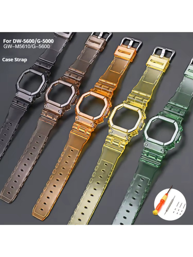 Casio Uhrenschutzhülle, Silikon, transparent, Unisex - Bild 2