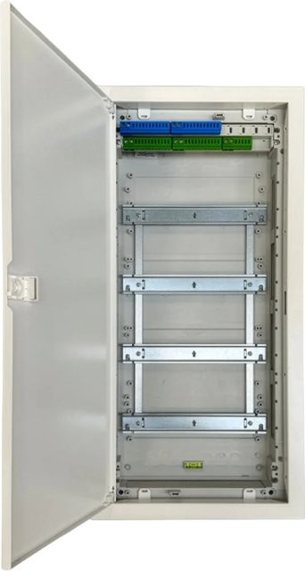 Alphatec Unterputzkleinverteiler POLARIS 4-reihig mit Steckklemme in Weiß - Bild 1