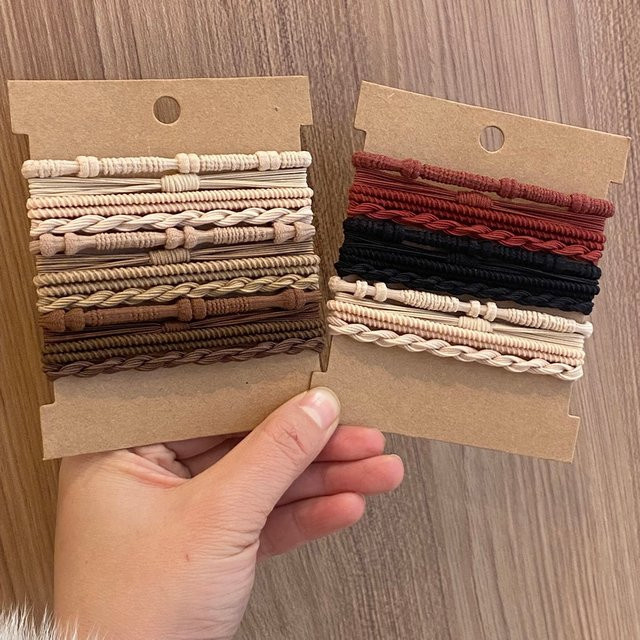 ZUXMINL Armband, 12-teilig, schwarz, Damen, Mädchen - Bild 1
