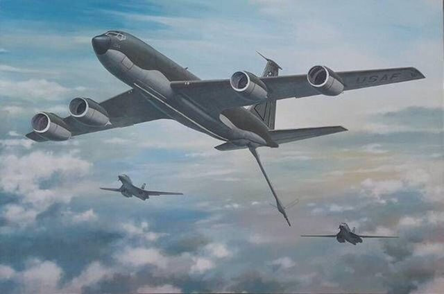 Roden Boeing KC-135, Spielfahrzeug, 1:144, Grau - Bild 1