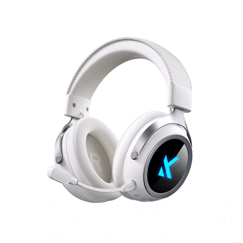 MCHOSE X9 Gaming Headset Kabellose Bluetooth-Kopfhörer mit 7.1 Surround Sound, Geräuschunterdrückung und Mikrofon in Weiß - Bild 3