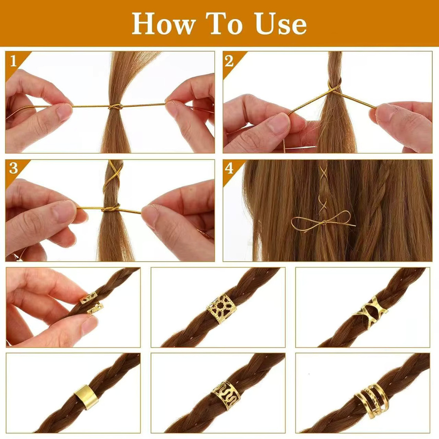 Geometrische Muster für Dreadlocks - Bild 2