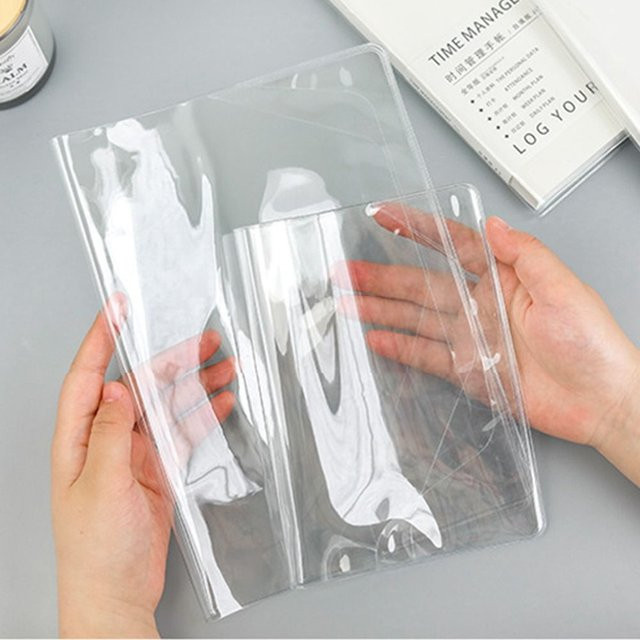 Wasserdichte PVC Schutzhülle für A5 Notebooks und Planer in Transparent - Bild 1