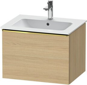 Duravit Waschtischunterschrank D-Neo, beige, wandhängend, B/T/H: 61 x 46,2 x 44 cm - Bild 1