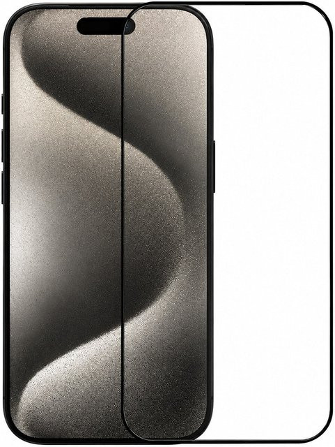 Nillkin CP+ Pro Displayschutzfolie aus gehärtetem Glas für Apple iPhone 15 Pro Max, Schwarz - Bild 1
