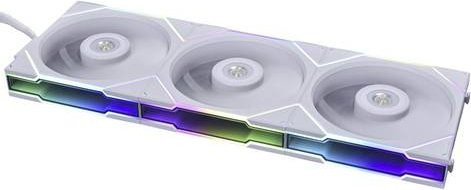 Lian Li UNI FAN TL Series PC-Gehäuse-Lüfter Set mit Controller, 3er Pack, Weiß, B/H/T: 124 x 120 x 28 mm, inkl. LED-Beleuchtung - Bild 1