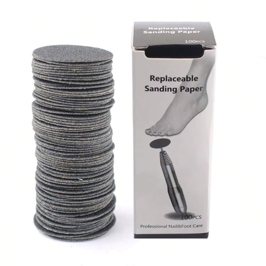 Easy Nail Schleifpapier mit Metallstiel, 100 Stück, Fußfeile für Füße - Bild 3