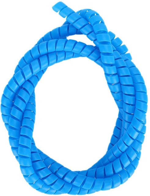 mfySpace Kabelschutz Spirale AntiBite AntiBreak für Haustiere und Katzen, Blau, Länge: 180 cm - Bild 1