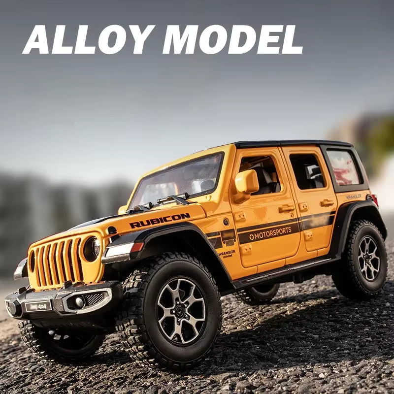 Maisto Jeeps Wrangler Rubicon, Modellauto, 1:22, Metall, mit Licht und Sound - Bild 4