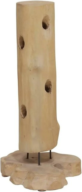 vidaXL Weinständer aus Teakholz in Braun für 8 Flaschen B/T/H: 40 x 30 x 80 cm - Bild 1