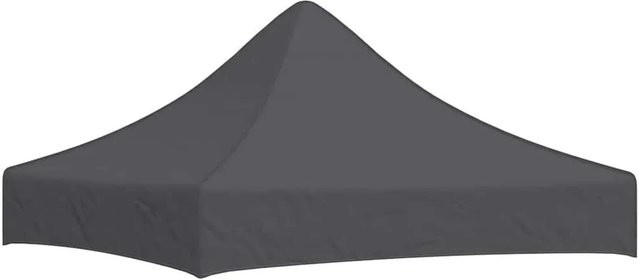 vidaXL Partyzelt-Dach für Faltpavillon in Anthrazit, B/T: 200 x 200 cm, aus Polyester mit PVC-Beschichtung - Bild 1