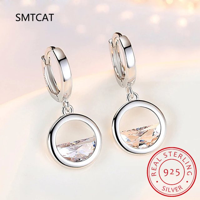 Ohrringe 925 Silber, Zirkonia, Damen - Bild 1