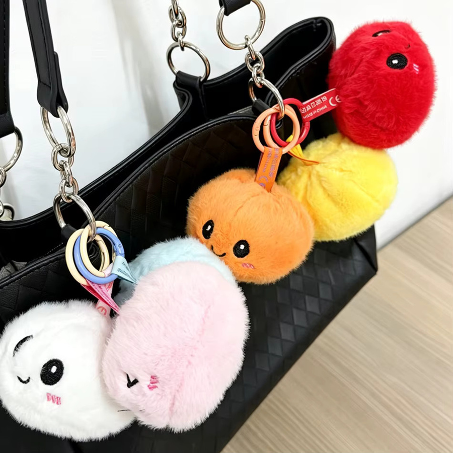 Bandai Dampfbrötchen-Anhänger-Puppen, Plüsch / Textil, Bunt / Mehrfarbig, 6-teiliges Set - Bild 3