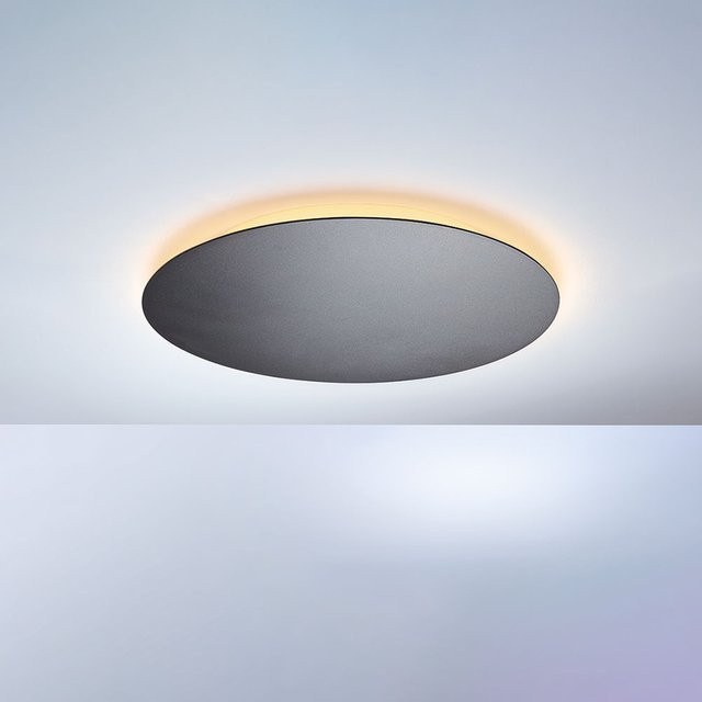 Escale Blade 44 LED-Deckenleuchte in Anthrazit mit warmweißem Licht (2700K) aus Aluminium - Bild 1