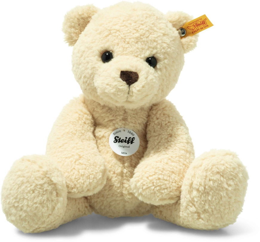 Steiff Teddybär Mila, Plüsch / Textil, 30cm, vanille - Bild 1