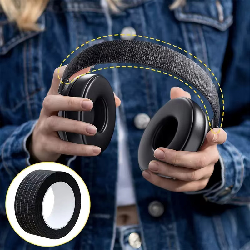 MovingMic 3er-Pack Kopfhörer-Kopfband-Schutzband für Over-Ear-Headsets in Schwarz - Bild 2