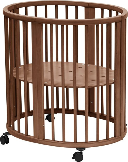 Stokke Sleepi Mini Bundle mit Umbausatz, 2 Matratzen und 2 Spannbetttüchern in Braun aus Buchenholz - Bild 1