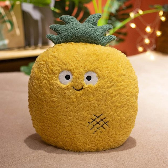 Yiran toy Frucht Plüschtier Puppe Kissen, Avocado Erdbeere Mango Karotte Ananas, 35/45cm - Bild 1