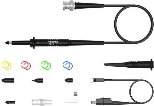 Testec TT-LX 112 Tastkopf 25MHz 1:1 in Schwarz - Bild 1
