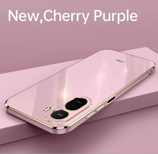 Luxus Silikon Handyhülle für Xiaomi Redmi A7 Pro 4G 5G in Rot und Pink mit Kameraschutz - Bild 1