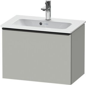 Duravit Waschtischunterschrank D-Neo Compact, wandhängend, Weiß/Grau, B: 61 cm, T: 37,2 cm, H: 44 cm - Bild 1
