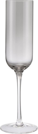 Blomus FUUMI Sektgläser Set, 4 Stück, grau/transparent, Volumen: 220 ml, H x B x T: 23,5 x 7 x 7 cm