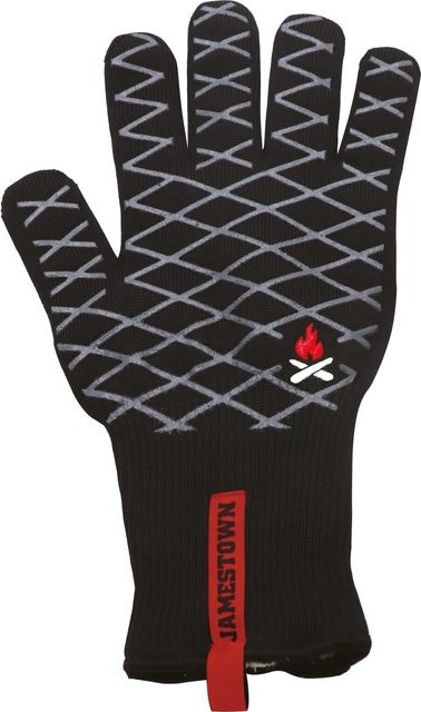 Jamestown Grillhandschuh schwarz gummiert - Bild 1