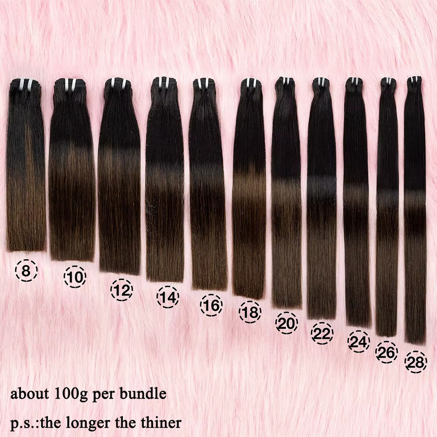 Nabi Raw Vietnamesisches Echthaar-Bündel mit HD Lace Closure 2x6, Damen - Bild 2