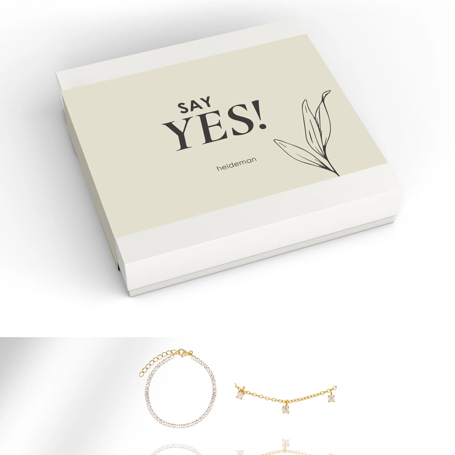 Heideman Geschenkbox, Gold, Zirkonia, Damen - Bild 1