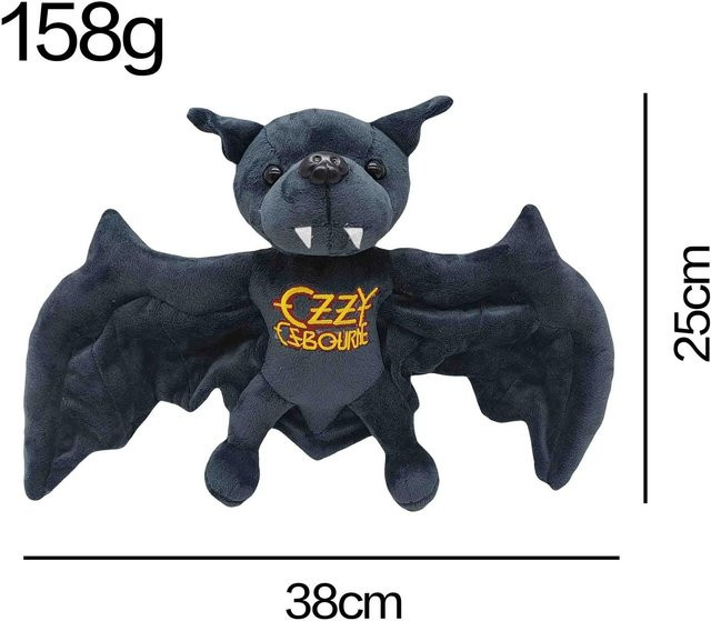 Yiran Health & Beauty Ozzy Osbourne Fledermaus Plüsch Kissen, ab 1 Jahr - Bild 1