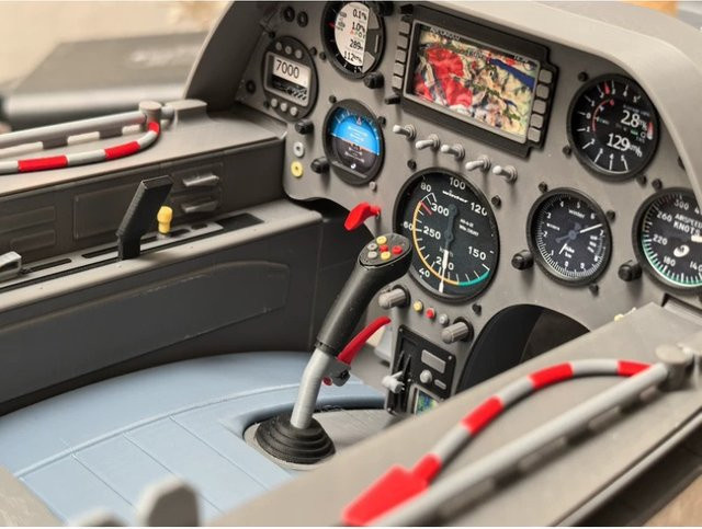 FMS Cockpit-Innenraum-FPV-Umbau-Kit, 3D-gedruckte farbige Upgrade-Teile - Bild 1