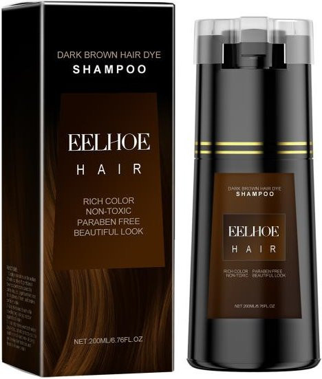Eelhoe Nova Hair Farb-Shampoo, braun, Unisex - Bild 1