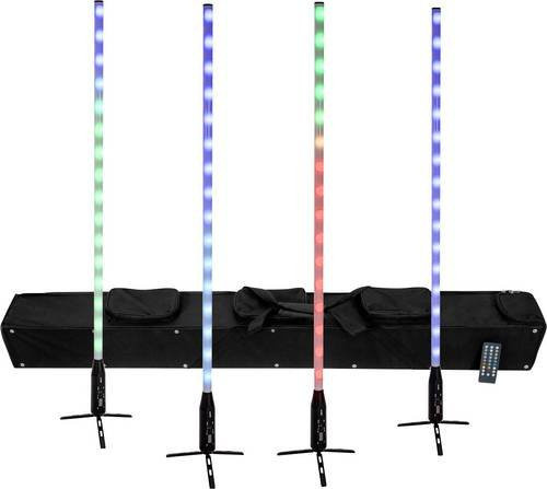 Eurolite AKKU Slim Tube AIR Set RGB LED-Effektröhren mit Wireless Tasche, Schwarz - Bild 1