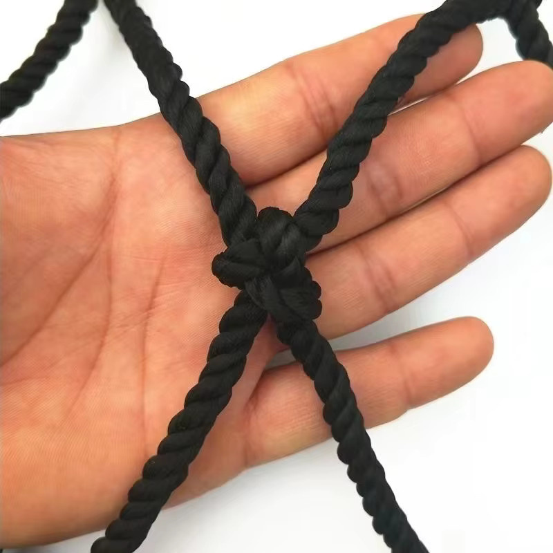 Kindersicherheitsnetz aus schwarzem Nylon-Seil mit 8 mm Seildurchmesser für Garten, Balkon, Fenster, Treppen und Pool zum Schutz von Kindern, Katzen und Hunden - Bild 2