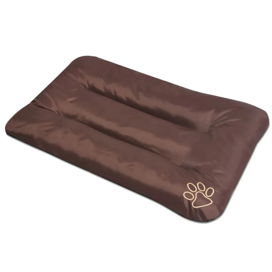 vidaXL Hundebett XL in Braun aus PU-beschichtetem Oxford-Gewebe - Bild 2