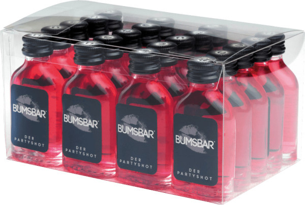 BUMSBAR Granatapfellikör, 20 x 0,2 l - Bild 1