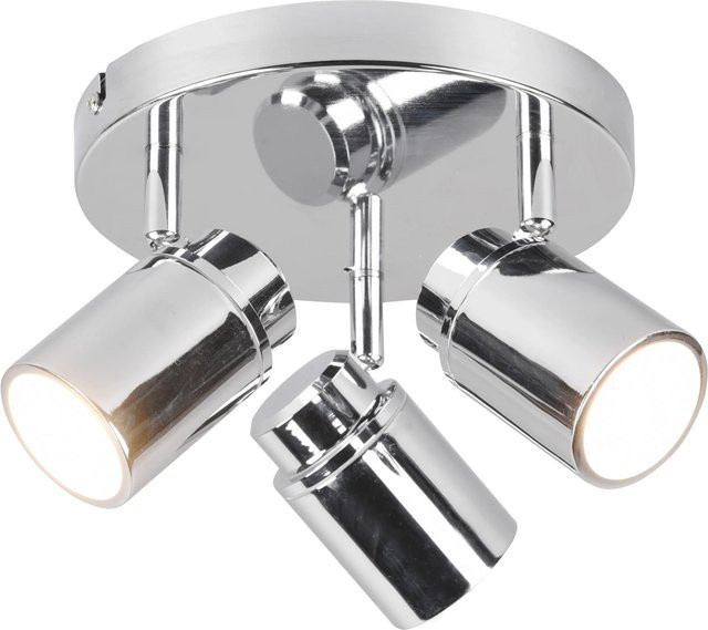 Trio Strahler Angelo Wandleuchte Chrom Rund mit GU10 Fassung B/T/H: 15,5 x 20,0 x 20,0 cm - Bild 1