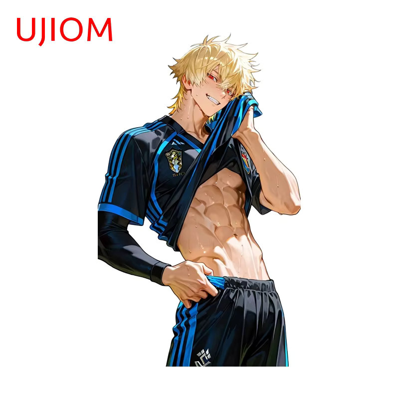 UJIOM Wandaufkleber Cool Soccer Boy mit Skateboard Motiv, Mehrfarbig - Bild 2