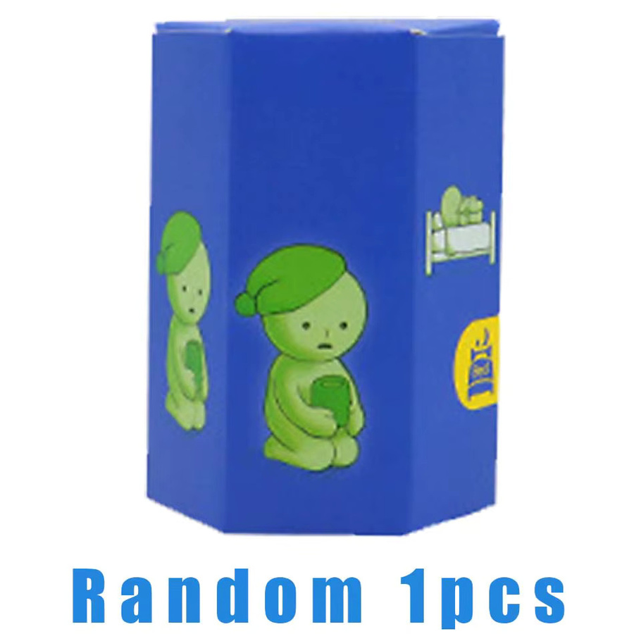 Bandai Überraschungs-Mystery-Box, nachtleuchtende grüne Puppen, Actionfiguren, Set / Bundle - Bild 4