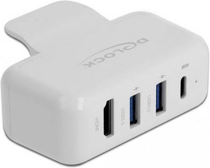 Delock 64080 USB-Ladegerät mit USB-C Power Delivery und USB-A Buchse in Weiß - Bild 1